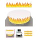 FIREFLAMES3 BRAULETE CU FLACARI DE FOC IMAGINE COMESTIBILA DIN VAFA 30X20CM